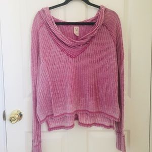 Free People Top waffle material